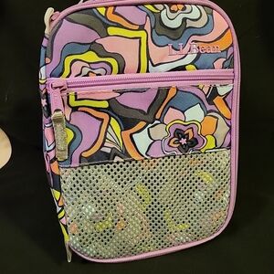 L.L. Bean Floral Patterned Bag/Lunch Tote